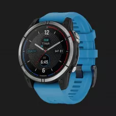 Garmin Quatix 7 Standard Edition Marine GPS Smartwatch with Сirrus Blue Band