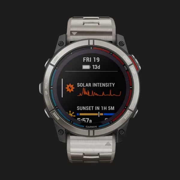 Garmin Quatix 7X Saphire Solar Marine GPS Smartwatch with Vented Titanium Band
