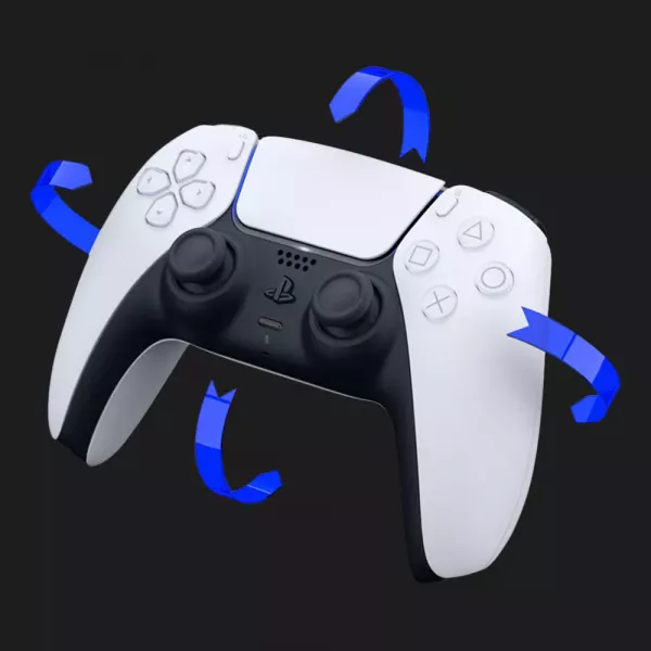 Безпровідний геймпад Sony PlayStation 5 DualSense (White) (UA)