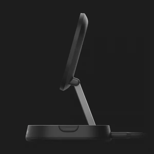 Безпровідна зарядка Belkin 15 Вт Magnetic Stand Qi2 (Black)