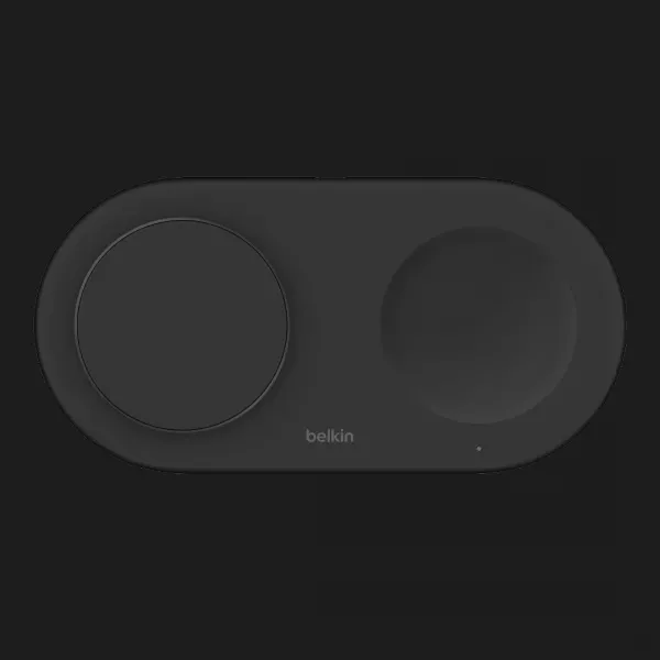 Безпровідна зарядка Belkin 2в1 15 Вт Pad Qi2 (Black)