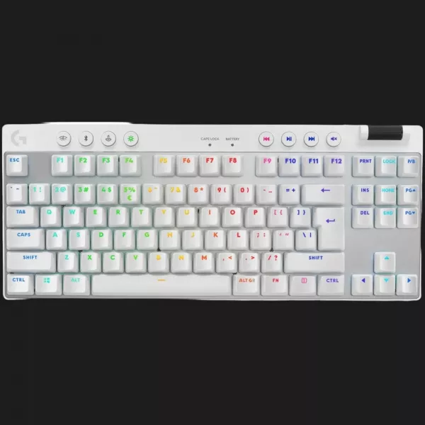 Ігрова клавiатура Logitech G PRO X TKL Lightspeed (White) (UA)