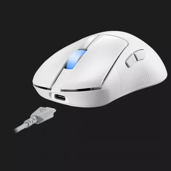 Миша ігрова ASUS ROG Keris II WL ACE (White) (UA)