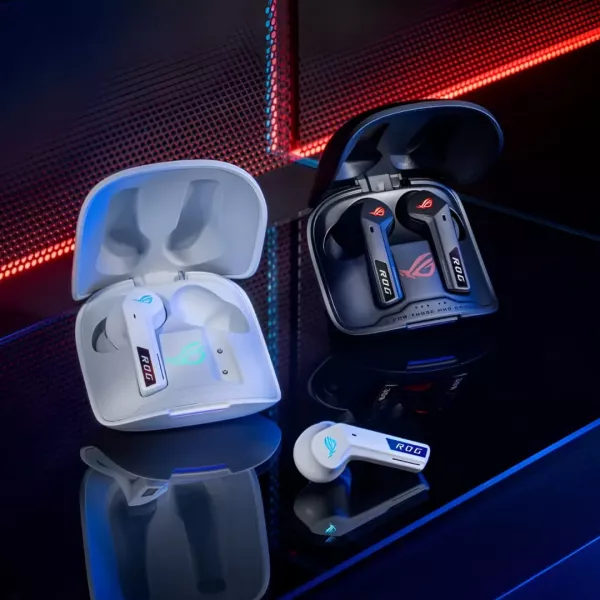 Ігрова гарнітура ASUS ROG Cetra True Wireless SpeedNova (White)