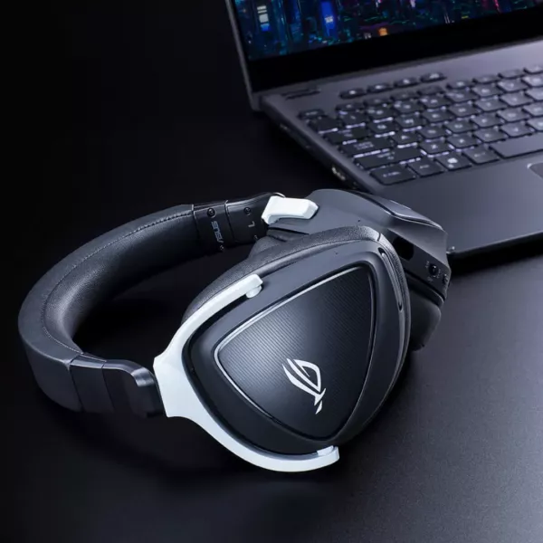 Ігрова гарнітура ASUS ROG Delta S Wireless (Black/White)