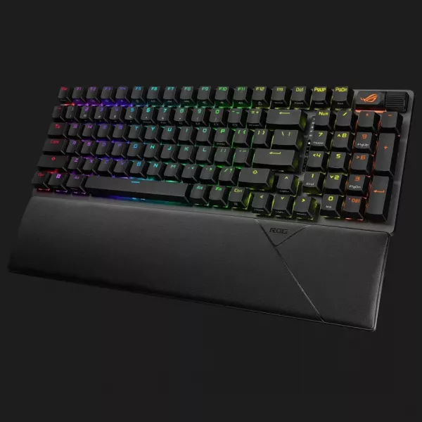Клавіатура ігрова ASUS ROG Strix Scope II 96 Wireless NX Snow EN PBT (UA)