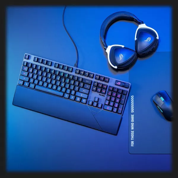 Клавіатура ігрова ASUS ROG Strix Scope II NX Snow EN PBT (UA)