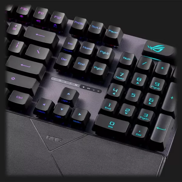 Клавіатура ігрова ASUS ROG Strix Scope II RX Red UKR ABS (UA)