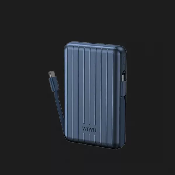 Power Bank WiWU Trunk Series Magnetic Wireless charging 20000mAh, 22,5w (PP04) (Blue)
