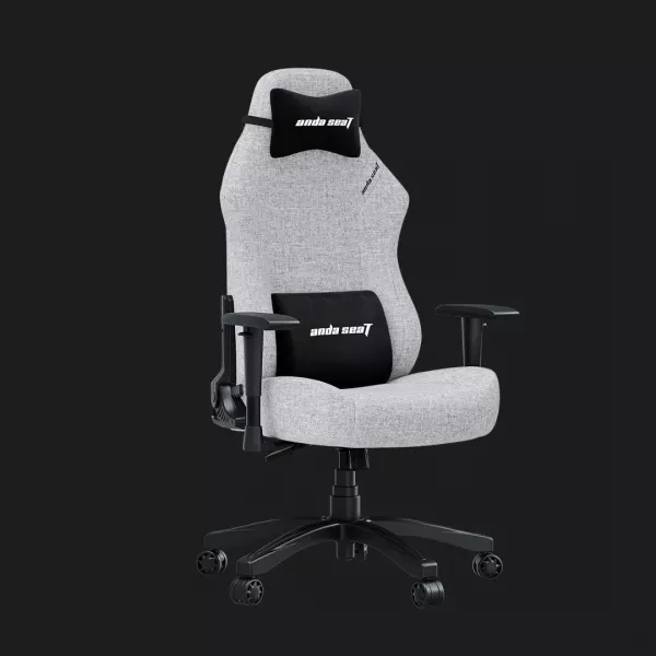 Крісло ігрове Anda Seat Luna Size L (Grey Fabric) (UA)