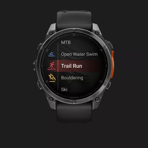 Garmin Fenix 8 47mm AMOLED Slate Gray with Black Silicone Band