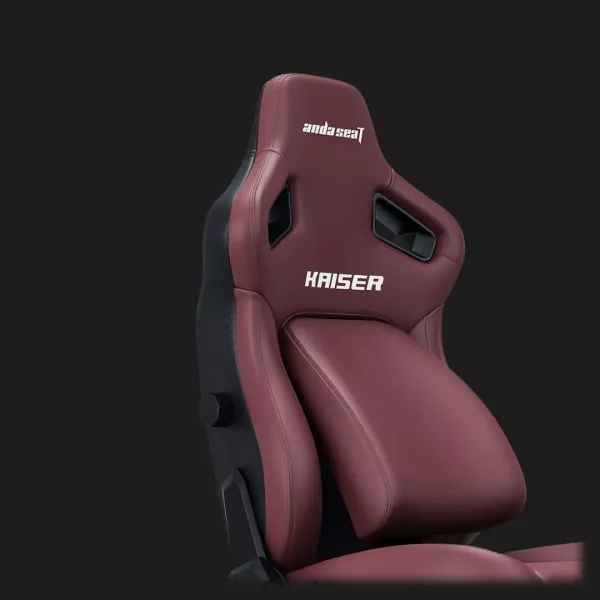 Крісло ігрове Anda Seat Kaiser 4 Size XL Premium PVC (Maroon) (UA)