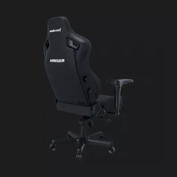 Крісло ігрове Anda Seat Kaiser 4 Size XL Linen Fabric (Black) (UA)