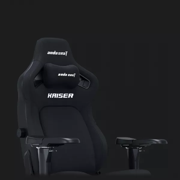 Крісло ігрове Anda Seat Kaiser 4 Size XL Linen Fabric (Black) (UA)