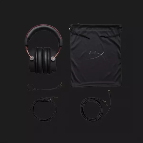 Ігрова гарнітура HyperX Cloud Alpha mini-jack/dual 3.5мм, 1.2м/2м (Black/Red) (UA)