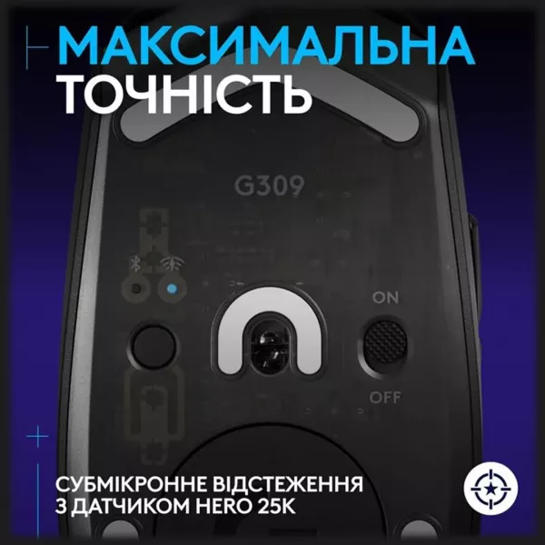 Ігрова миша Logitech G309 (Black) (UA)