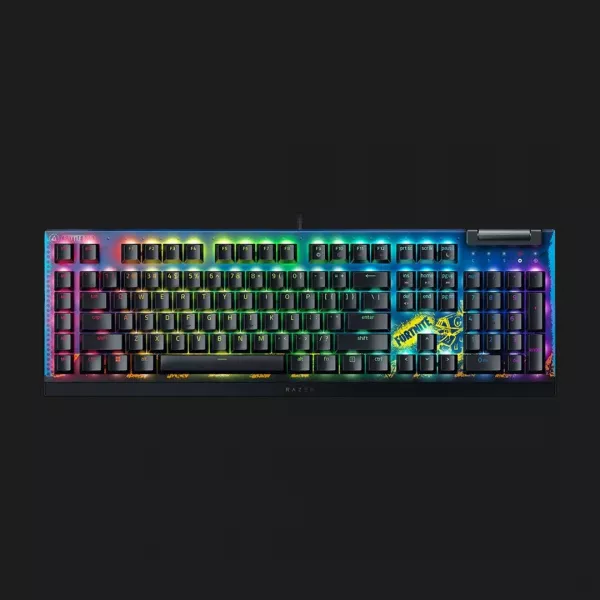 Клавіатура ігрова RAZER BlackWidow V4 X, Yellow Switch (FORTNITE) (RZ03-04703600-R3M1) (UA)