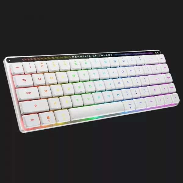 Клавіатура ігрова ASUS ROG Falchion RX Low Profile, EN/UK (White) (UA)