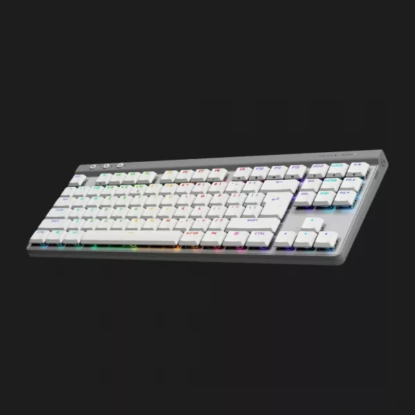 Клавiатура ігрова Logitech G515 Lightspeed TKL (White) (UA)