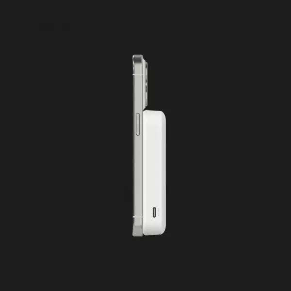 Зарядний пристрій Power Bank Belkin 8000mAh 15W, MagSafe Qi2 (White)