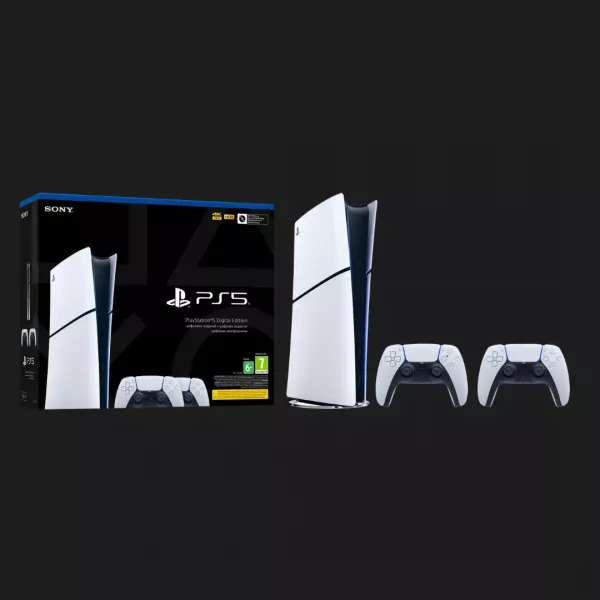 Ігрова приставка Sony PlayStation 5 Slim (Digital Edition) (1TB) + Dualsense