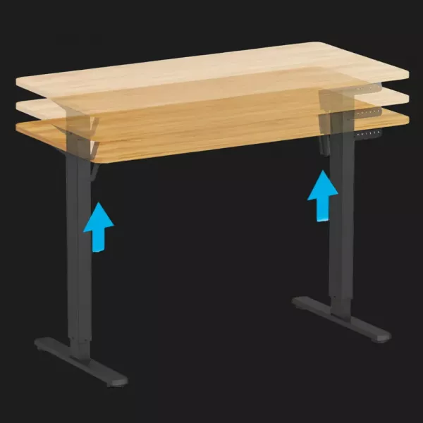 Комп'ютерний стіл OfficePro ODE1260LW (Light Wood/Black) (UA)