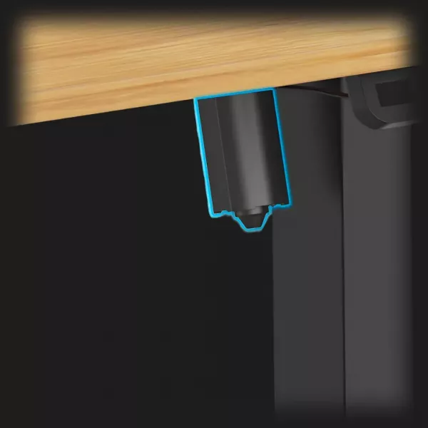 Комп'ютерний стіл OfficePro ODE1260LW (Light Wood/Black) (UA)