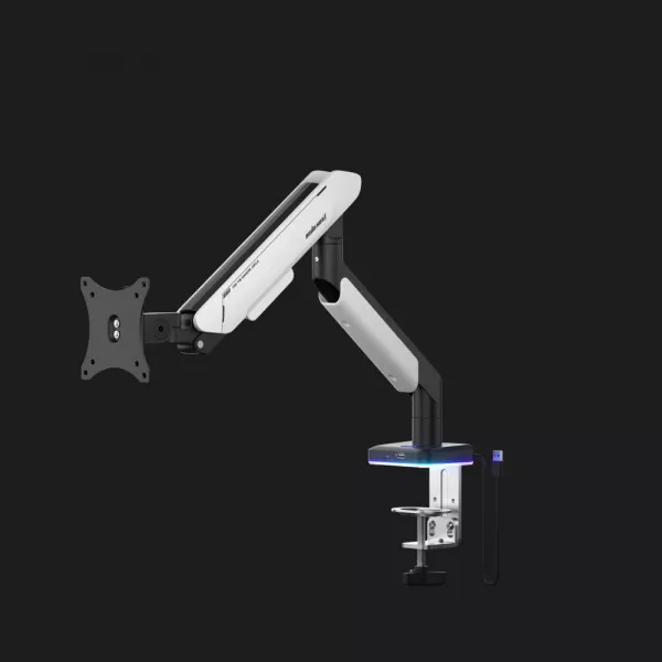 Настільне кріплення для монітора Anda Seat Stealth PRO II RGB 17”-42” (White) (UA)