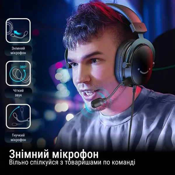 Ігрова гарнітура Fifine H9 (Black)
