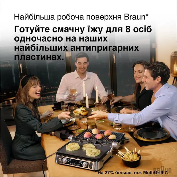 Гриль-вафельниця Braun MultiGrill 9 Pro CG 9167