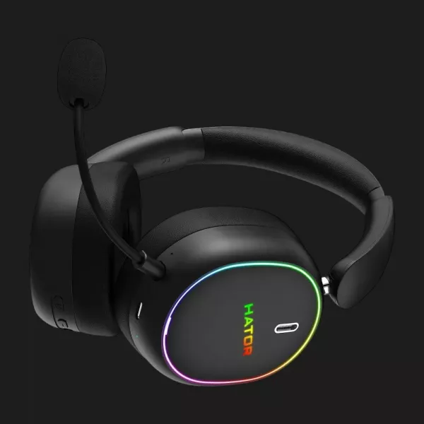 Ігрова гарнітура Hator Phoenix 2 Hi-Res wireless (Black) (ESH40)