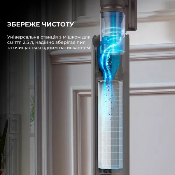 Акумуляторний пилосос Dreame Z10 Station