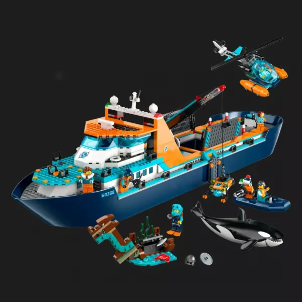Конструктор LEGO City Арктичний дослідницький корабель (60368)