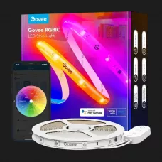 Стрічка світлодіодна Govee H612C Strip Light S With Protective Coating, 10м (White)