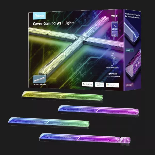 Набір настінних світильників Govee H6063 Gaming Wall light Evangelion, 8шт (H6063312)