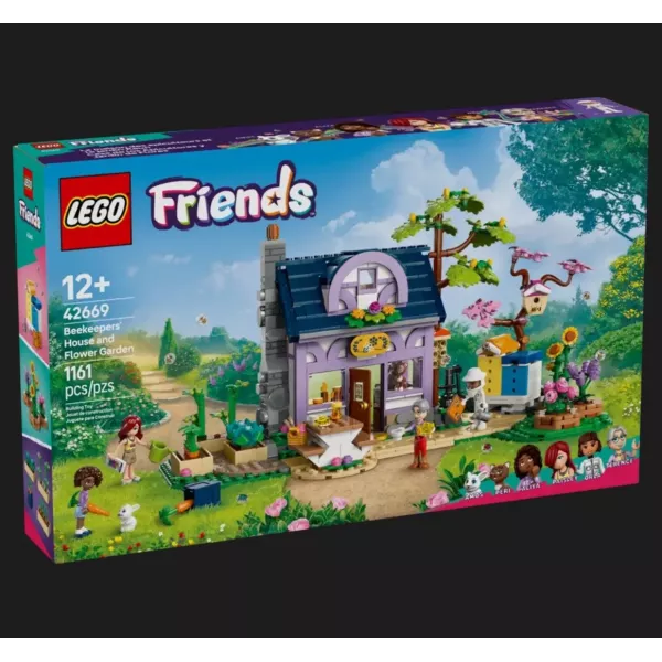 Конструктор LEGO Friends Будиночок і квітник бджолярів (42669)