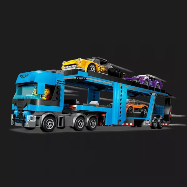 Конструктор LEGO City Вантажівка-транспортер зі спортивними авто (60408)