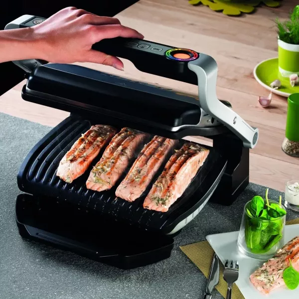 Гриль Tefal OptiGrill + GC712D34