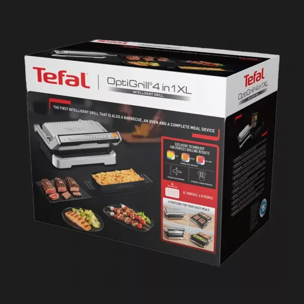 Гриль Tefal OptiGrill 4in1 XL GC784D30