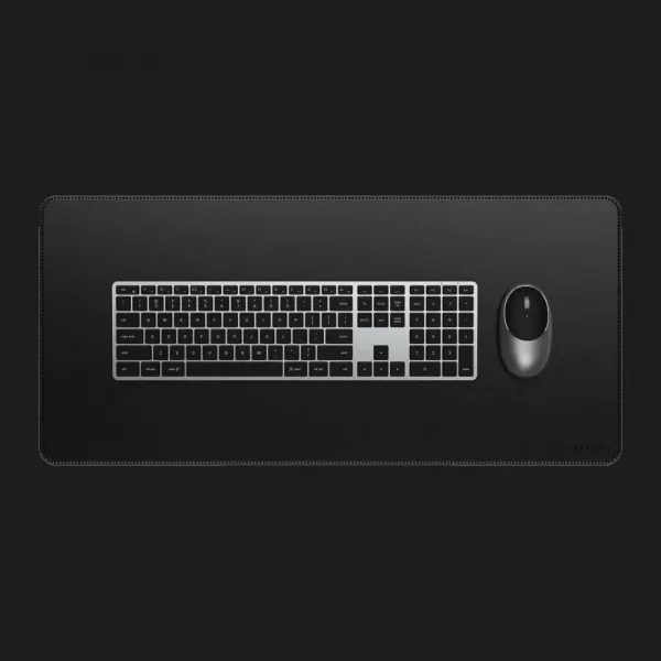Килимок Satechi Vegan Leather Premium Desk Mat (Black) (UA)