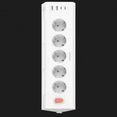 Мережевий фільтр Proove Prism Socket (5 розеток + 2 Type-C + 2 USB) 1.6M