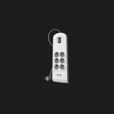 Мережевий фільтр Belkin 6хТип F, 3x1.5мм кв, 16А, 2xUSB-A 2.4A, з захистом від перенапруги,2м (White)
