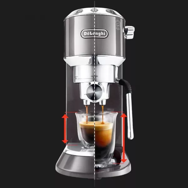 Ріжкова кавоварка DeLonghi EC 885 GY (Gray)