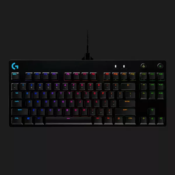 Клавіатура ігрова Logitech G PRO TKL Corded Mechanical Gaming (Black) (EU)