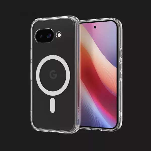 Чохол Spigen Ultra Hybrid MagSafe для Google Pixel 9а (Clear White)