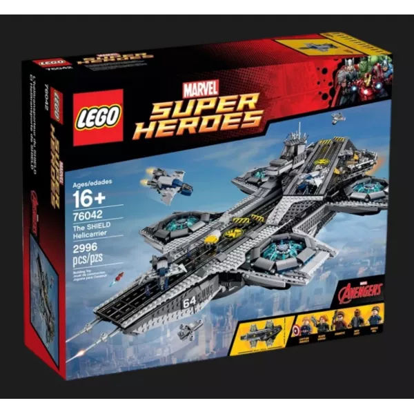 Конструктор LEGO Marvel Гелікарріер Щит (76042)