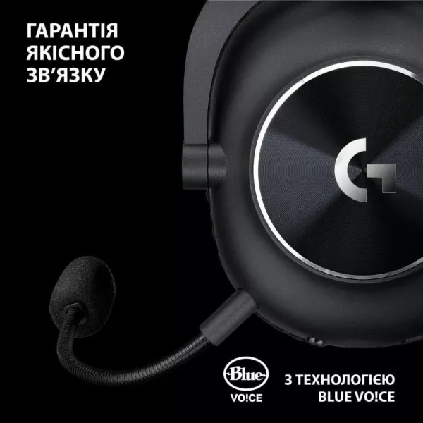 Ігрові навушники Logitech G Pro X2 Wireless LightSpeed (Black) (EU)