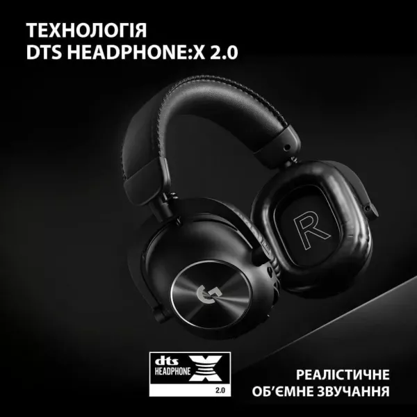 Ігрові навушники Logitech G Pro X2 Wireless LightSpeed (Black) (EU)