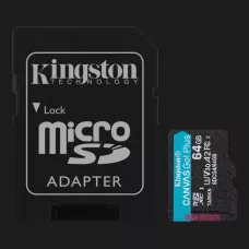 Карта пам'яті Kingston Canvas Go Plus Micro SDXC 64GB (SDCG4/64GB)