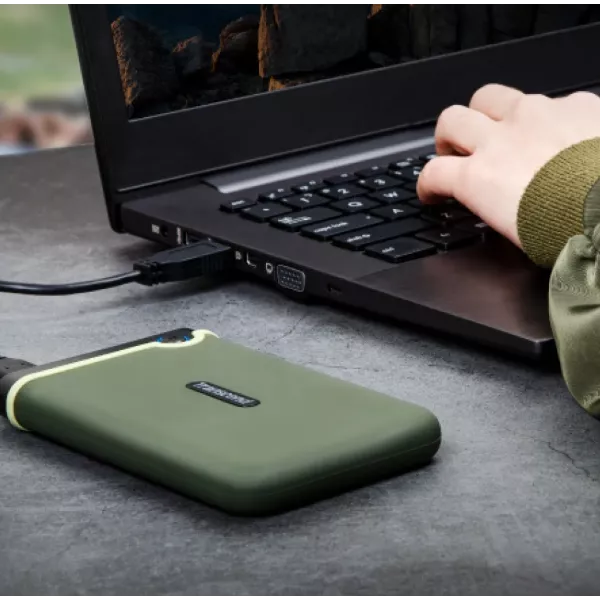 Портативний жорсткий диск Transcend 2TB USB 3.1 StoreJet 25M3 (Military Green)